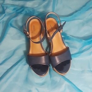 Bakers Blue Platform Heels